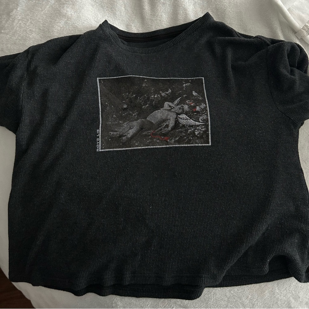 Boys Lie Fallen Angel Thermal T Shirt